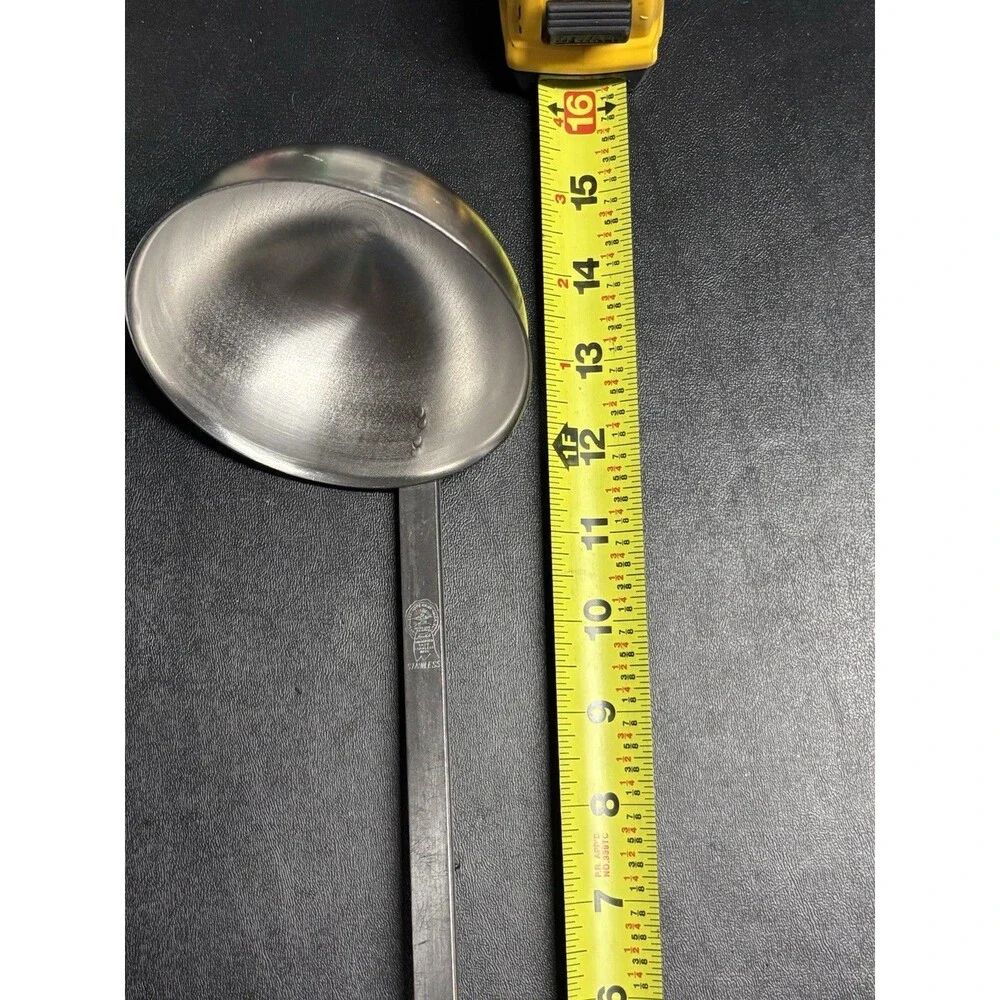 Large Stainless Steel Ladle Heavy Duty Galley Style Lewis WalkerLake Michigan